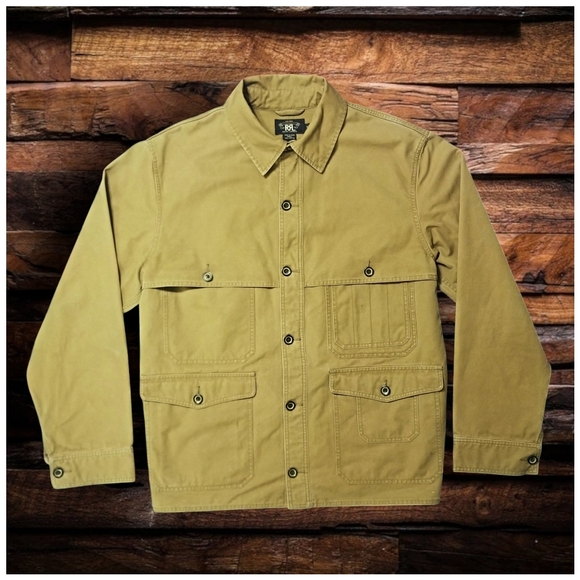DOUBLE RL RALPH LAUREN RRL CANVAS HUNTING JACKET-  MEN'S SIZE XLARGE - Picture 1 of 9